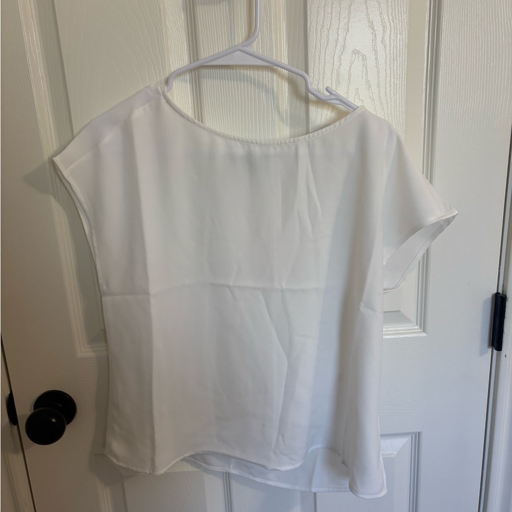 White Short Sleeve Top